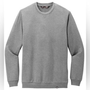 TravisMathew Weekend Crew. Light Grey Heather. Large. NWT.